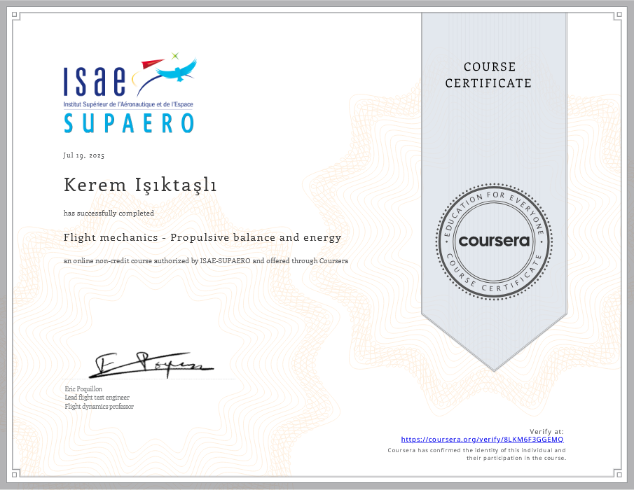 Engineering Certificate